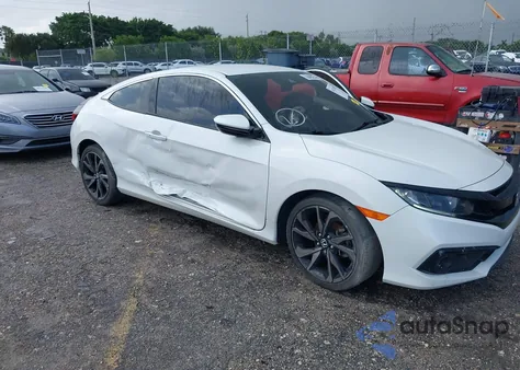 2019 Honda Civic Sport from USA, damaged, VIN 2HGFC4B83KH301955